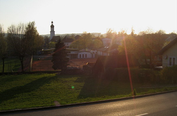 Kirtag in Sankt Martin (Innkreis), Aufbauphase (MI, 11. April 2007)!