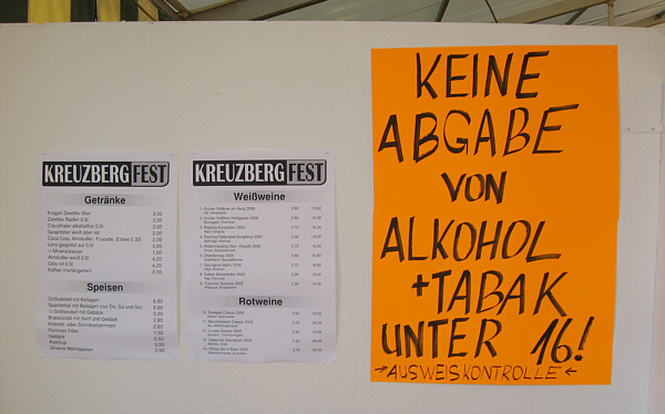 Kreuzbergfest in Gr. Gerungs, Mai 2007!