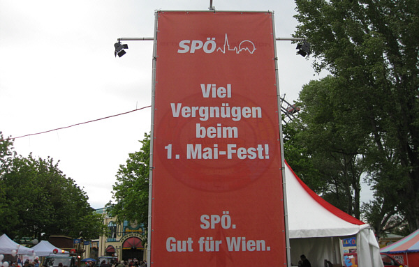 Maifest im Wiener Prater, 01. Mai 2008!