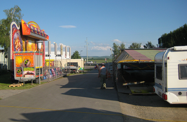 Messe in Laa an der Thaya, 2008 - Aufbauarbeiten!