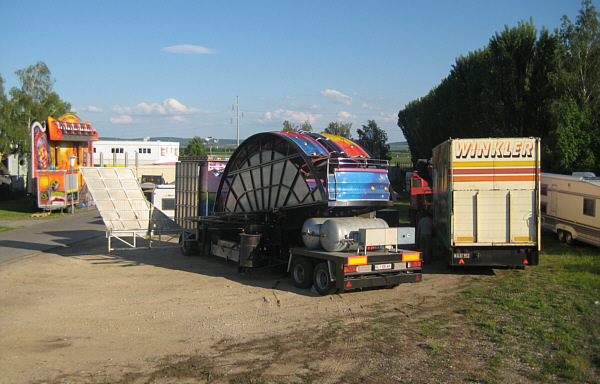 Messe in Laa an der Thaya, 2008 - Aufbauarbeiten!