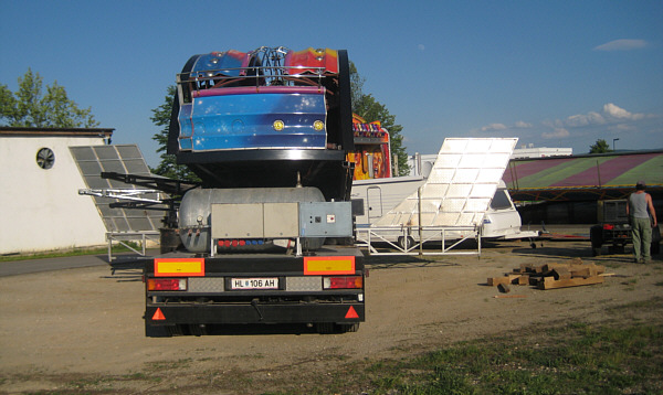 Messe in Laa an der Thaya, 2008 - Aufbauarbeiten!