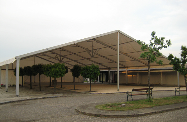 Messe in Laa an der Thaya, 2008 - Aufbauarbeiten!