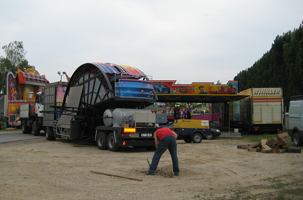 Messe in Laa an der Thaya, 2008 - Aufbauarbeiten!