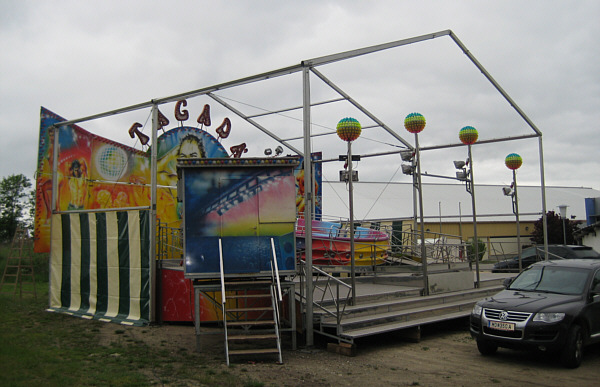 Messe in Laa an der Thaya, 2008 - Aufbauarbeiten!