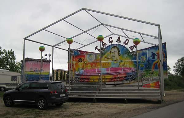 Messe in Laa an der Thaya, 2008 - Aufbauarbeiten!