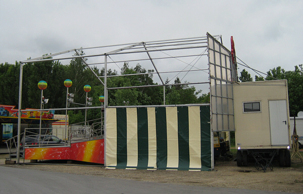 Messe in Laa an der Thaya, 2008 - Aufbauarbeiten!