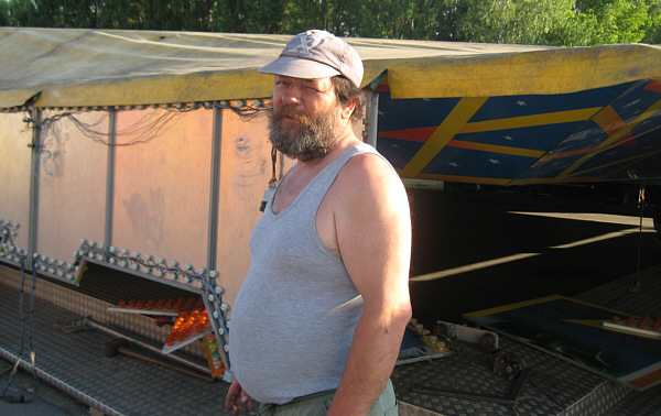 Messe in Laa an der Thaya, 2008 - Aufbauarbeiten!