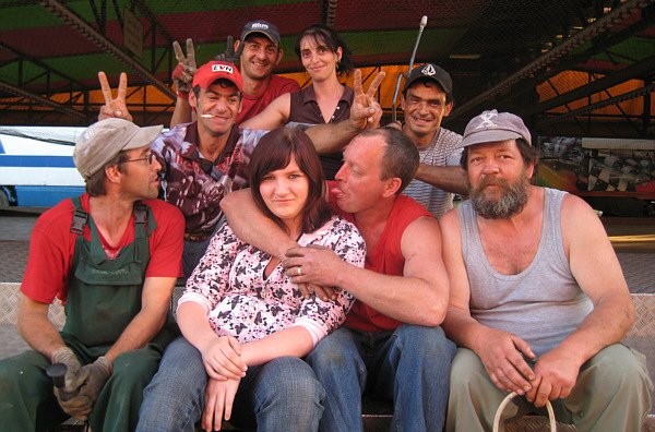 Messe in Laa an der Thaya, 2008 - Aufbauarbeiten!