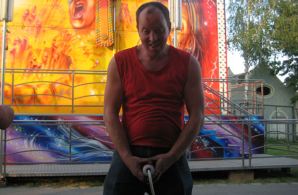 Messe in Laa an der Thaya, 2008 - Aufbauarbeiten!