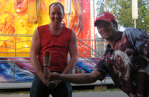 Messe in Laa an der Thaya, 2008 - Aufbauarbeiten!