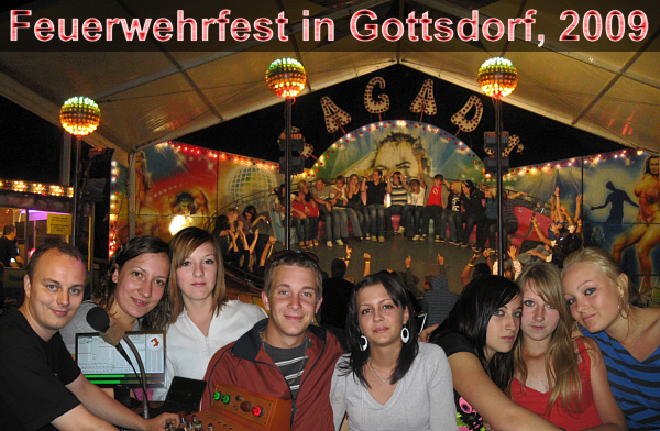Zeltfest der Freiwilligen Feuerwehr in Gottsdorf, 2009!