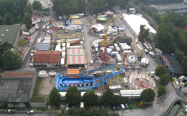 Oktoberfest (Volksfest) in Wels, September 2009!