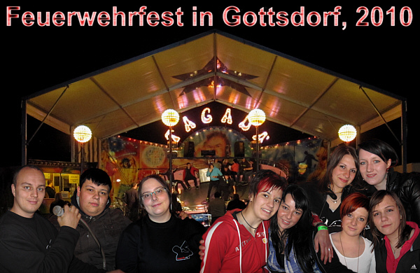 Zeltfest der Freiwilligen Feuerwehr in Gottsdorf, Mai 2010!