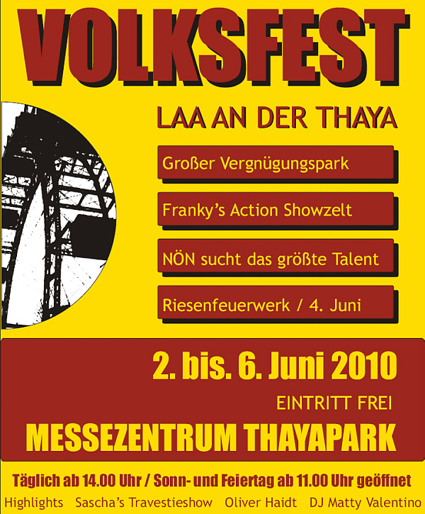 Volksfest in Laa an der Thaya, Juni 2010!