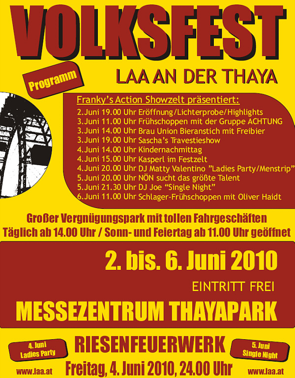 Volksfest in Laa an der Thaya, Juni 2010!