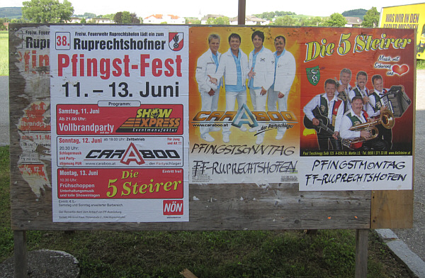 Pfingstfest in Ruprechtshofen, Juni 2011!